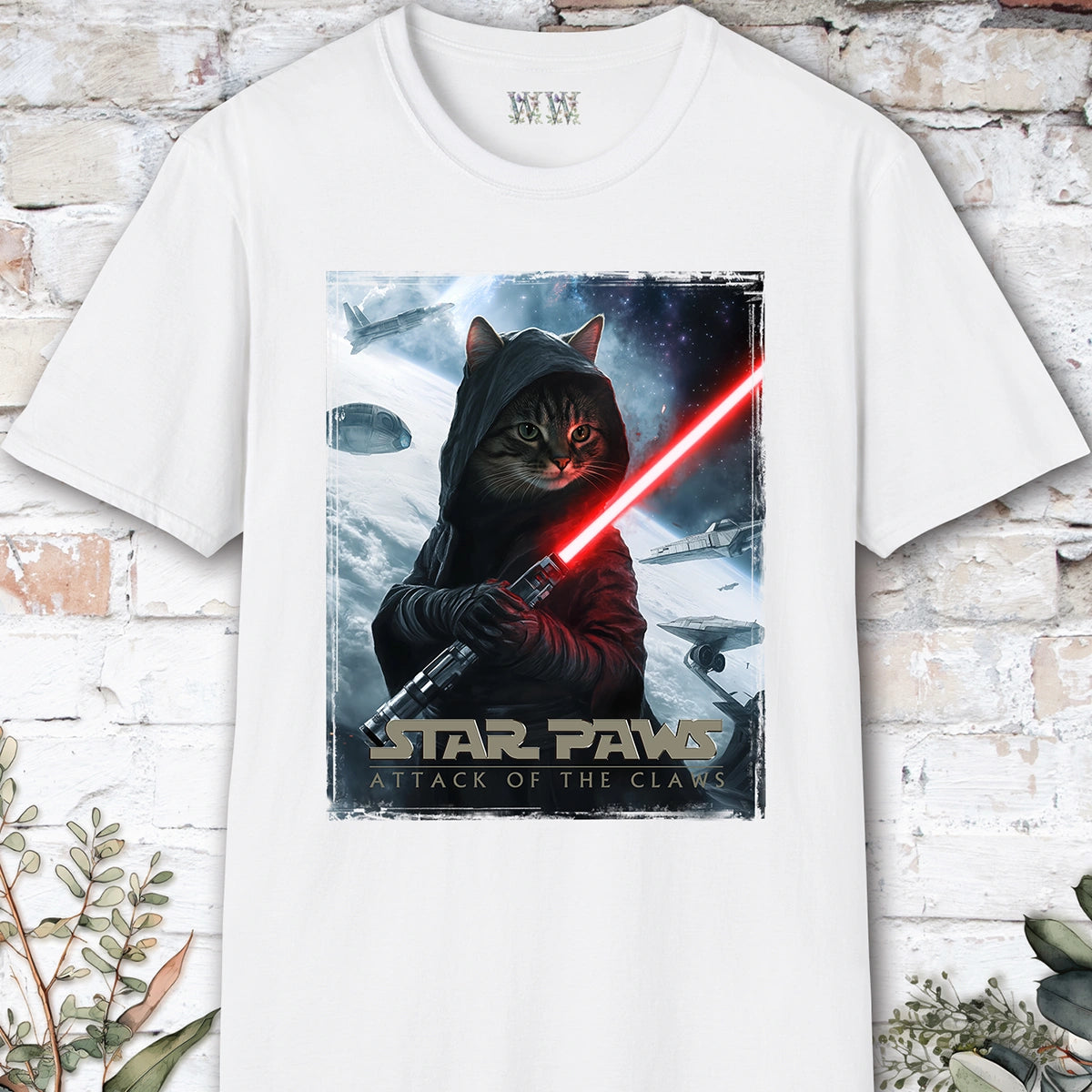 Cat #10 Star Paws Unisex T shirt