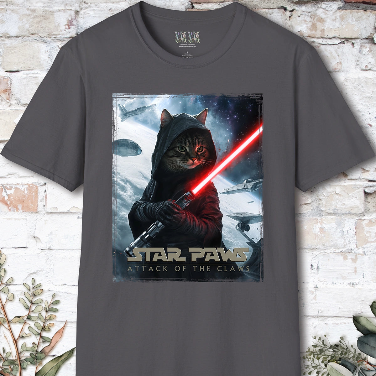 Cat #10 Star Paws Unisex T shirt