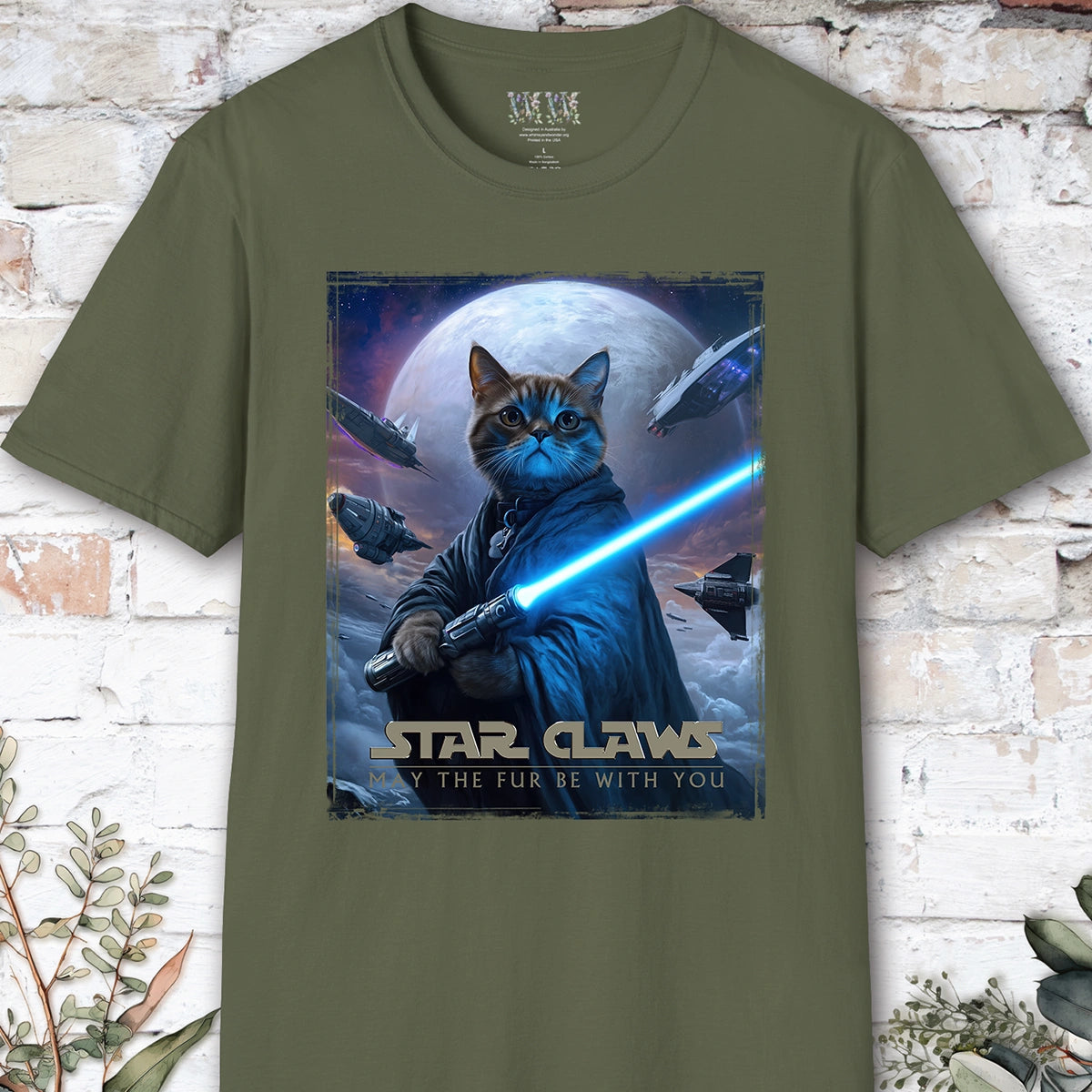 Cat #1 Star Claws Unisex T shirt
