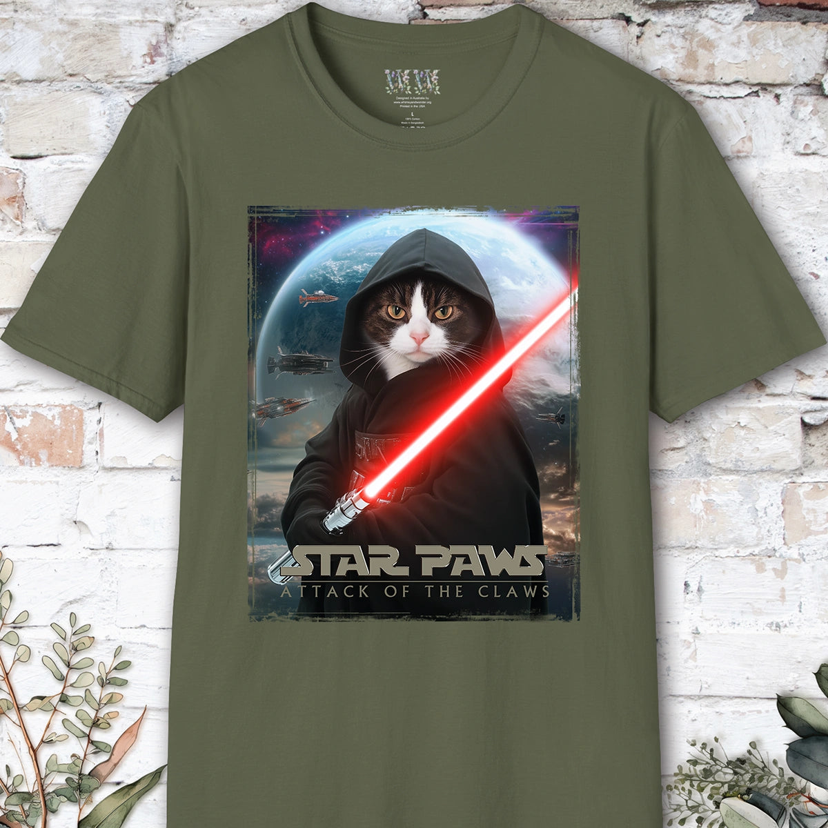 Cat #11 Star Paws Unisex T shirt