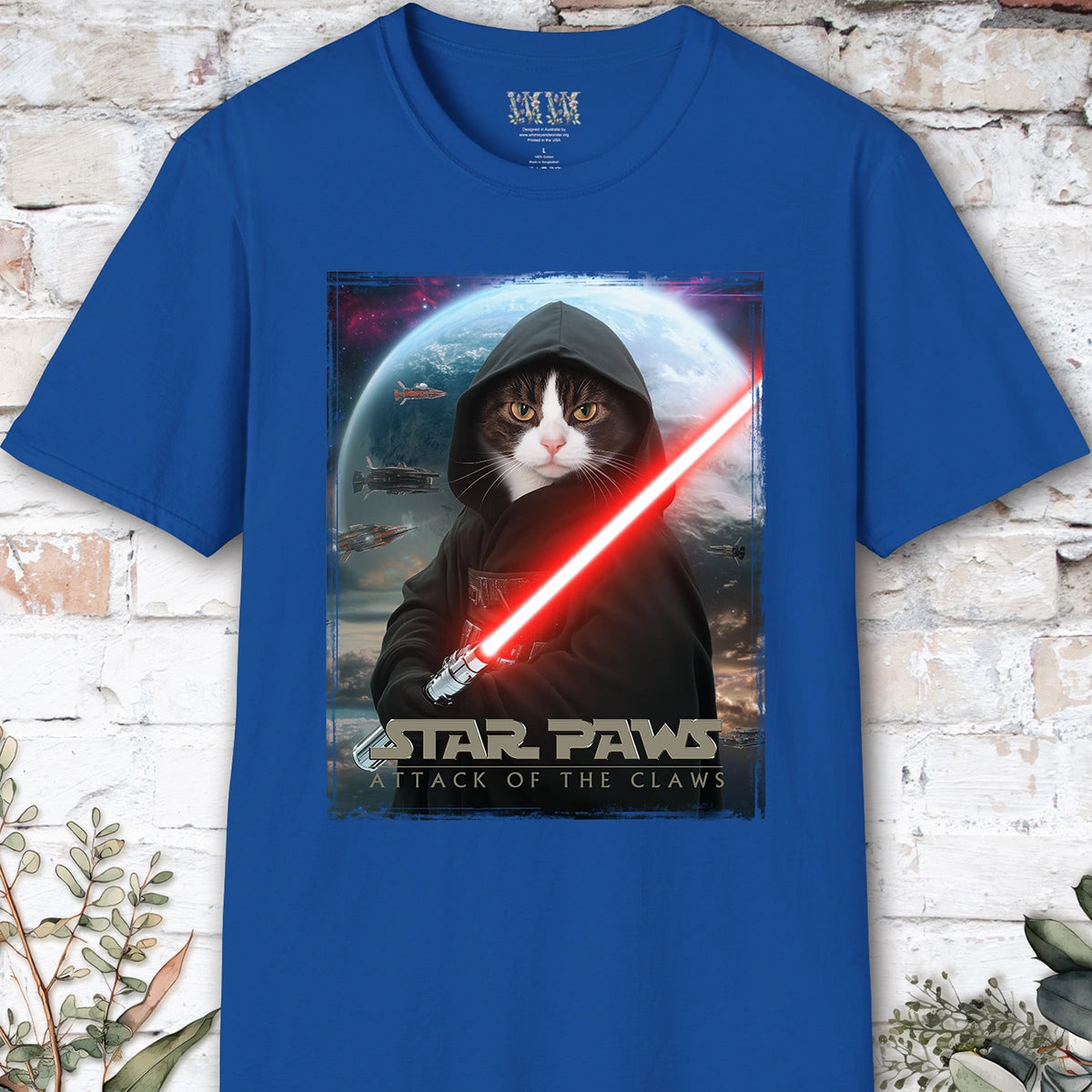 Cat #11 Star Paws Unisex T shirt