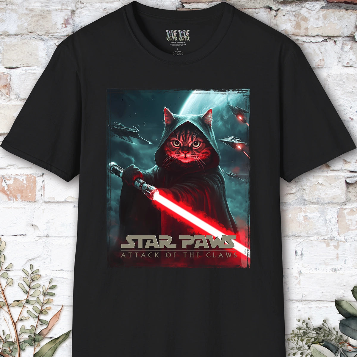 Cat #12 Star Paws Unisex T shirt