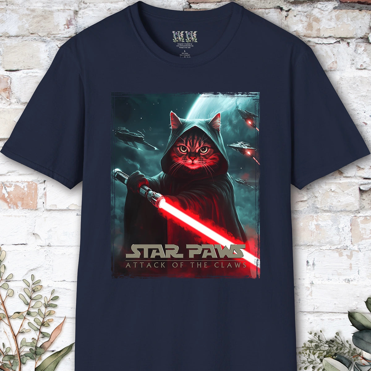 Cat #12 Star Paws Unisex T shirt