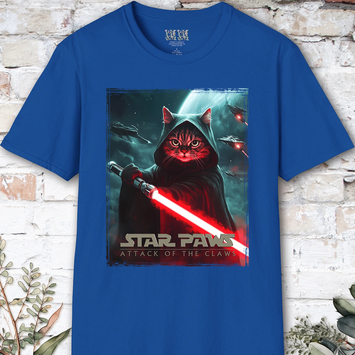 Cat #12 Star Paws Unisex T shirt