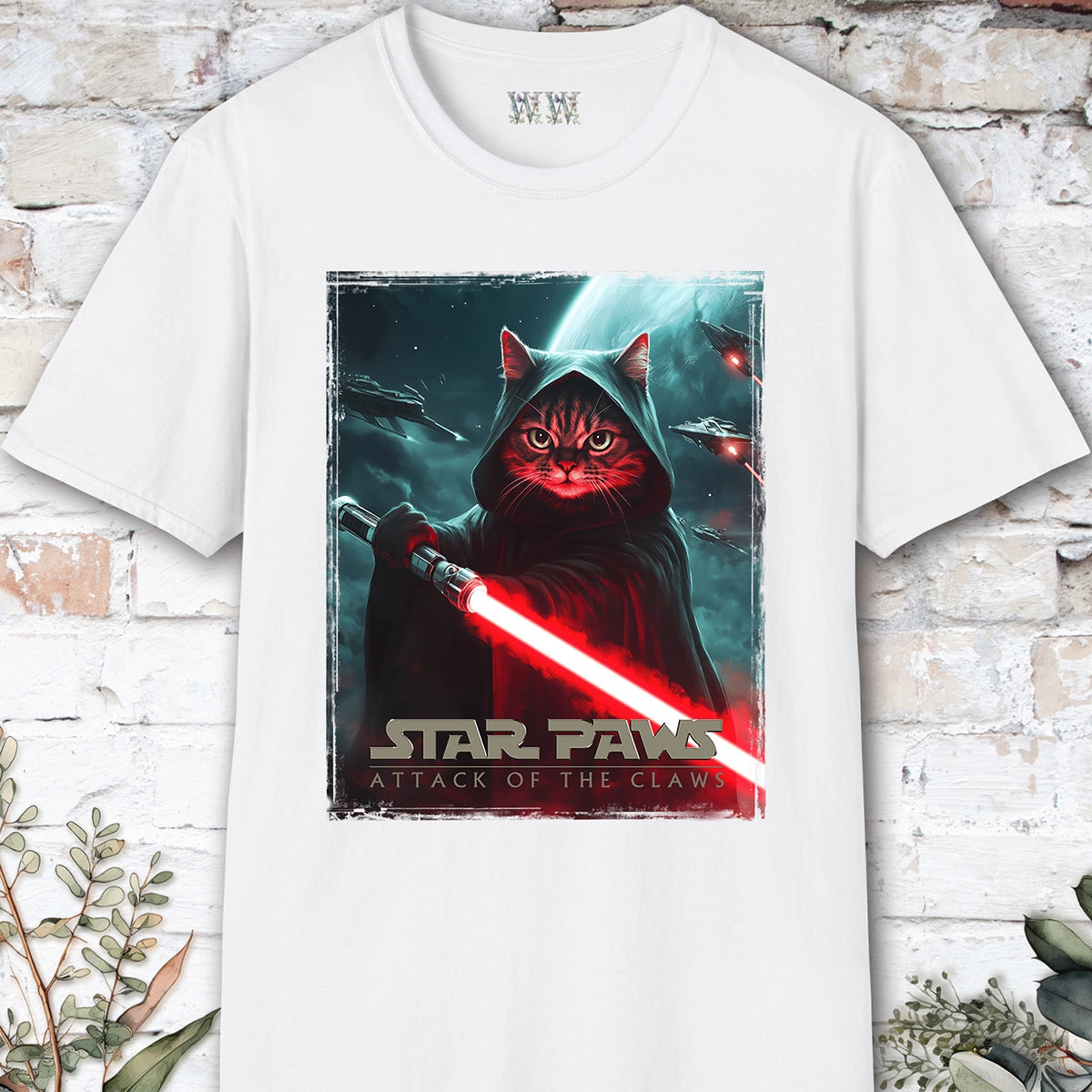 Cat #12 Star Paws Unisex T shirt