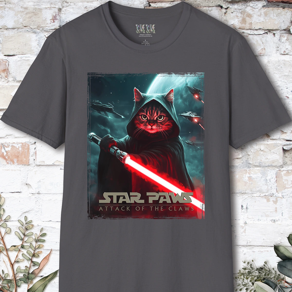 Cat #12 Star Paws Unisex T shirt