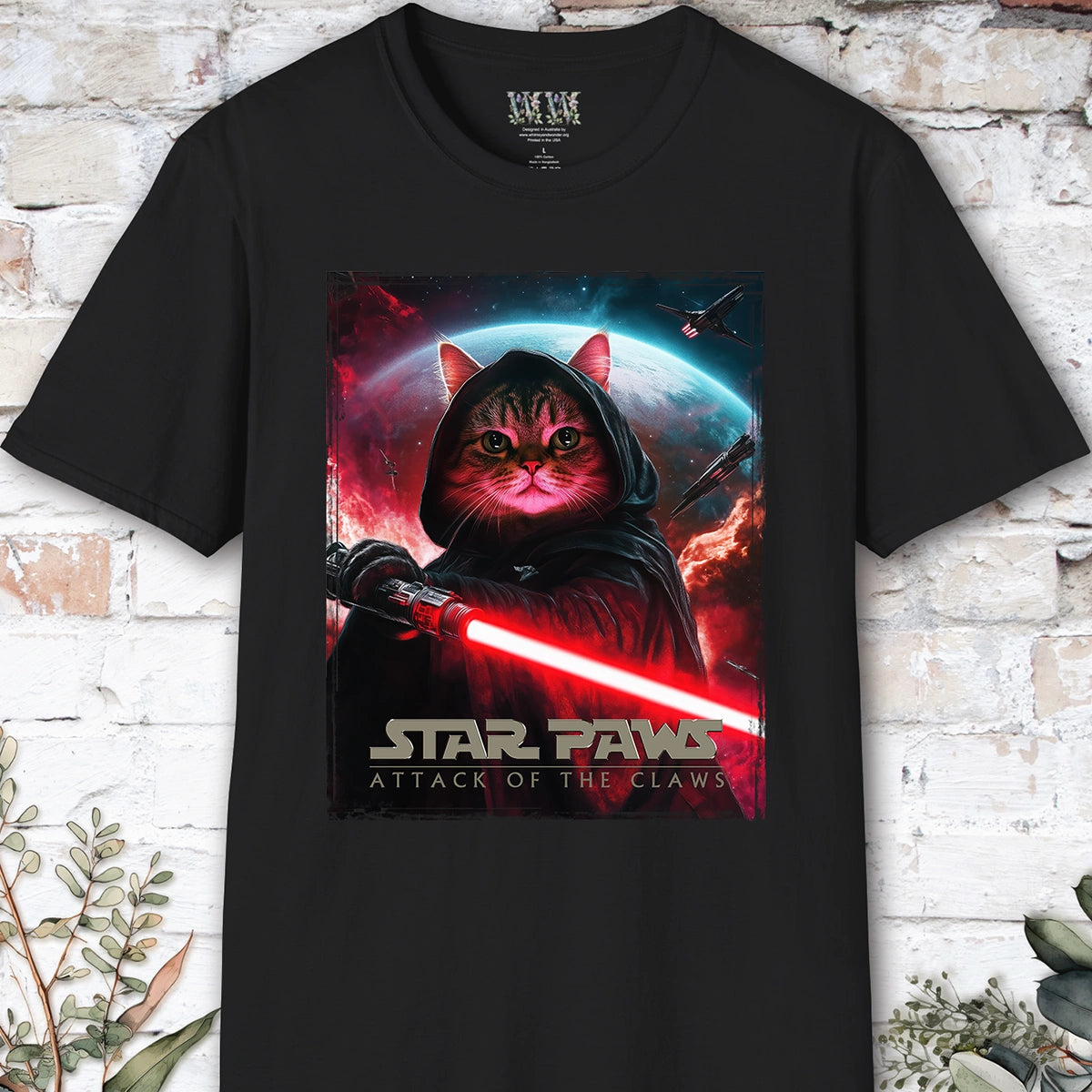 Cat #13 Star Paws Unisex T shirt