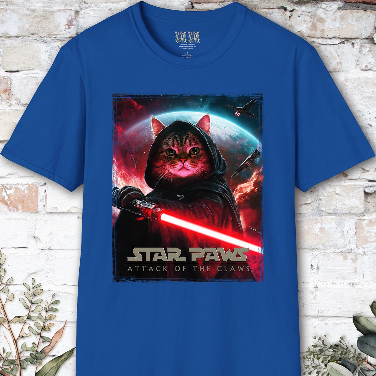 Cat #13 Star Paws Unisex T shirt