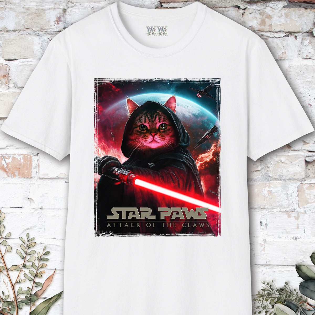 Cat #13 Star Paws Unisex T shirt