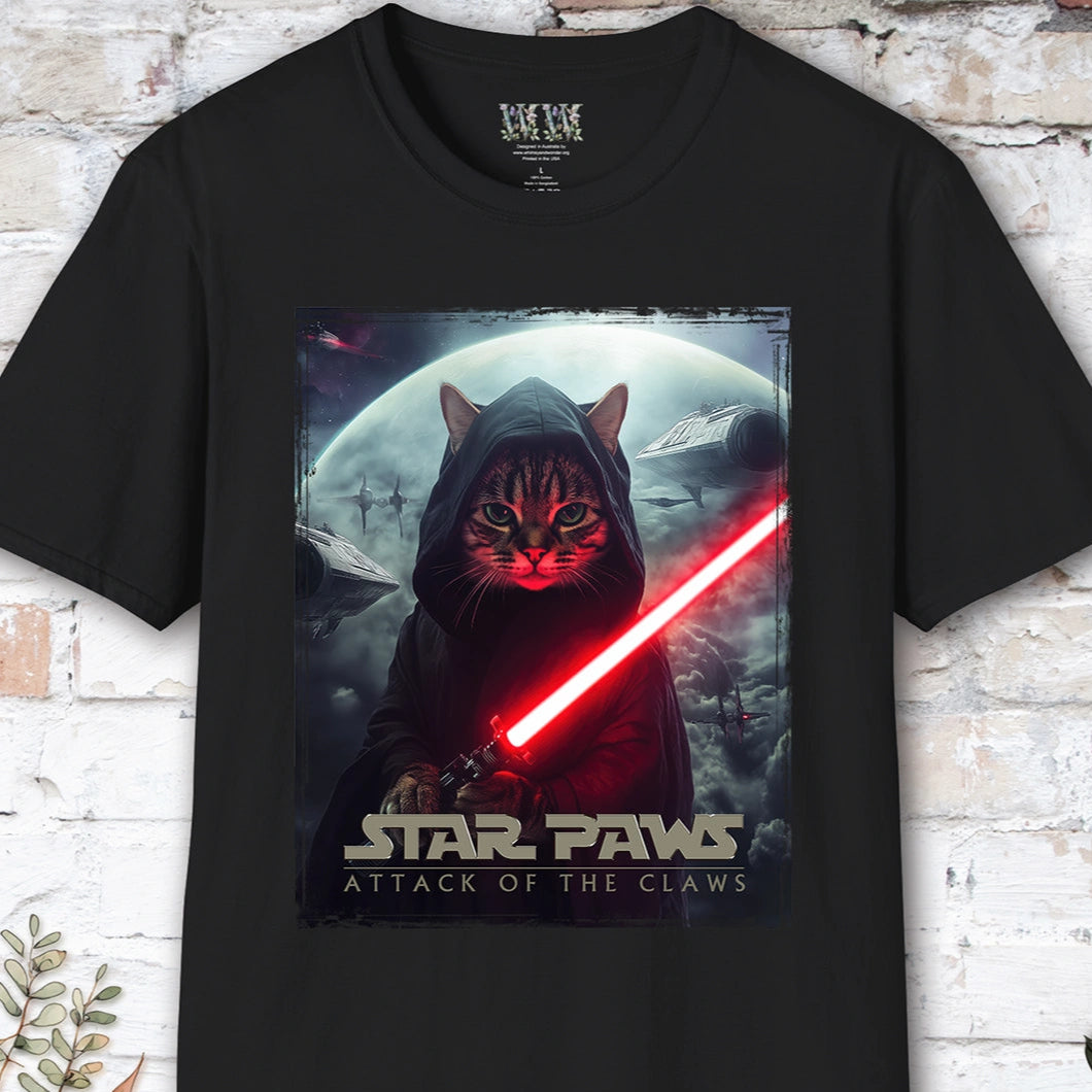 Cat #14 Star Paws Unisex T shirt