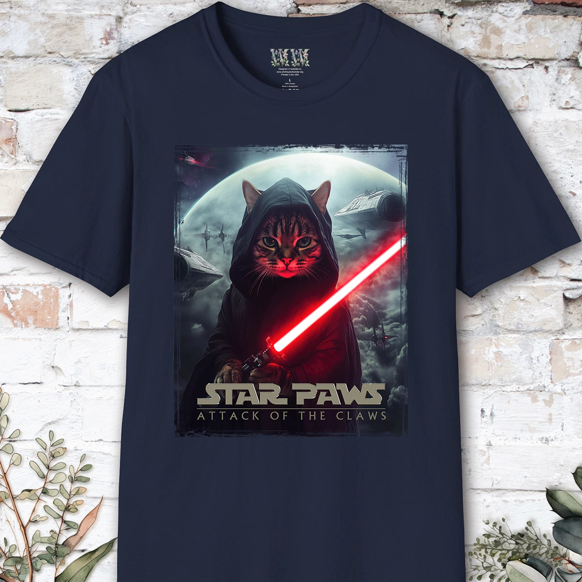 Cat #14 Star Paws Unisex T shirt