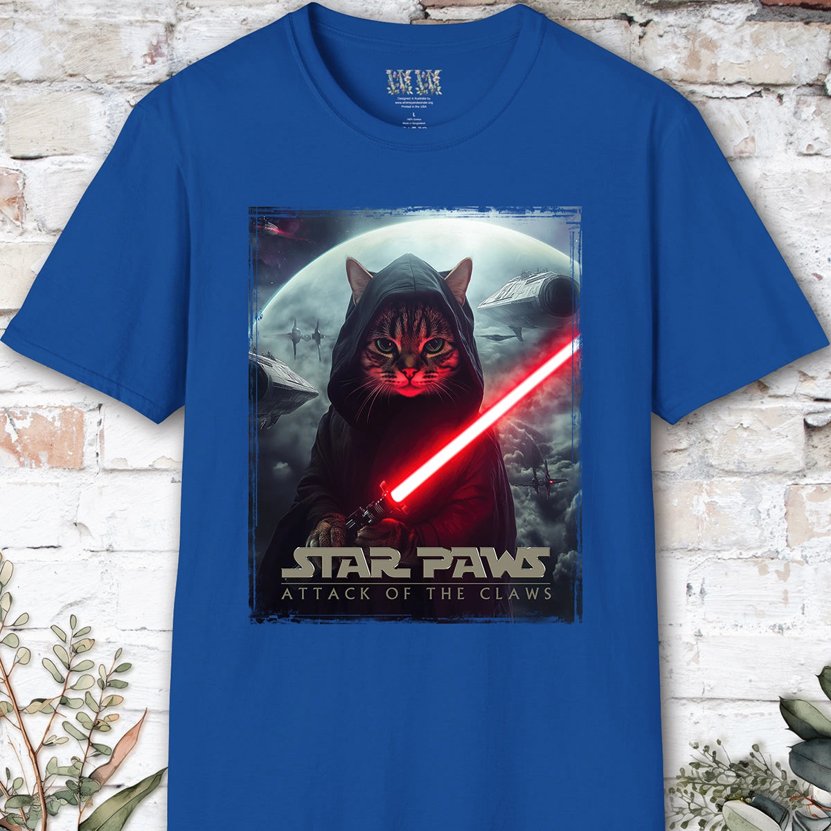 Cat #14 Star Paws Unisex T shirt