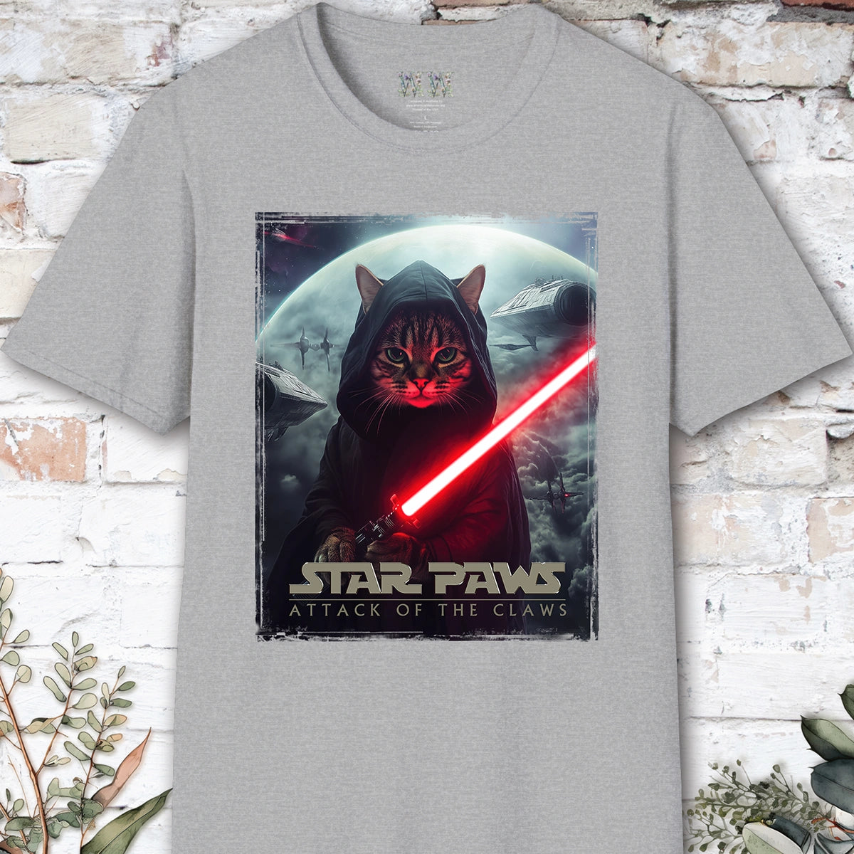 Cat #14 Star Paws Unisex T shirt