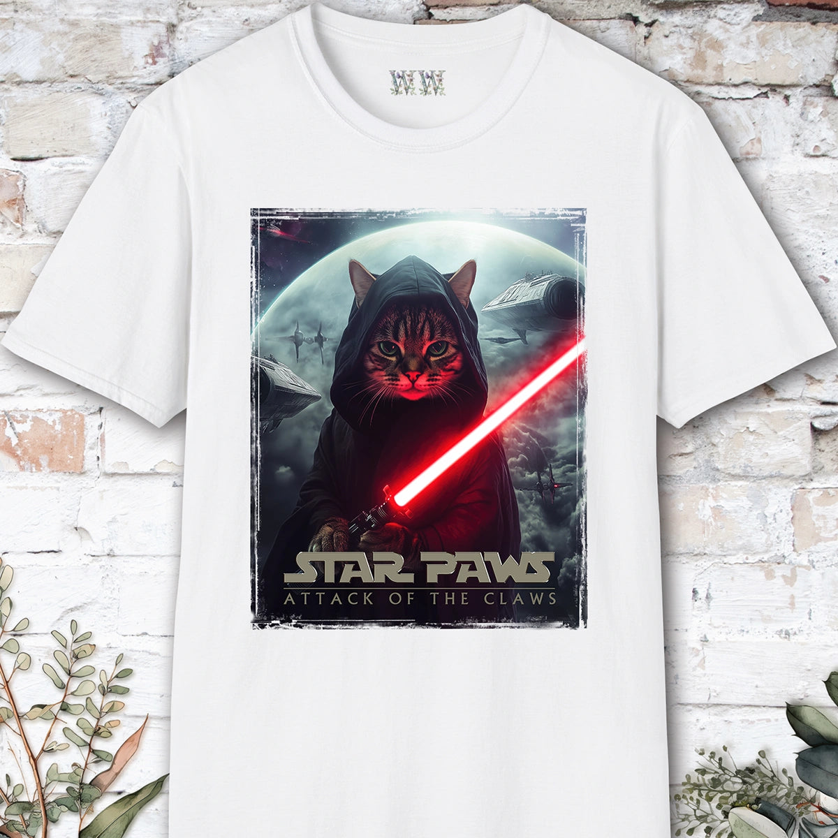 Cat #14 Star Paws Unisex T shirt