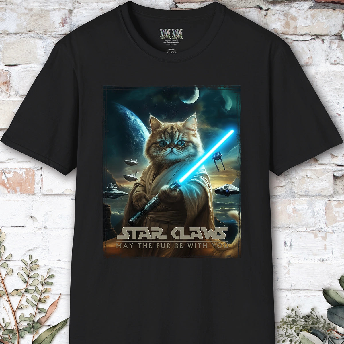 Cat #4 Star Claws Unisex T shirt