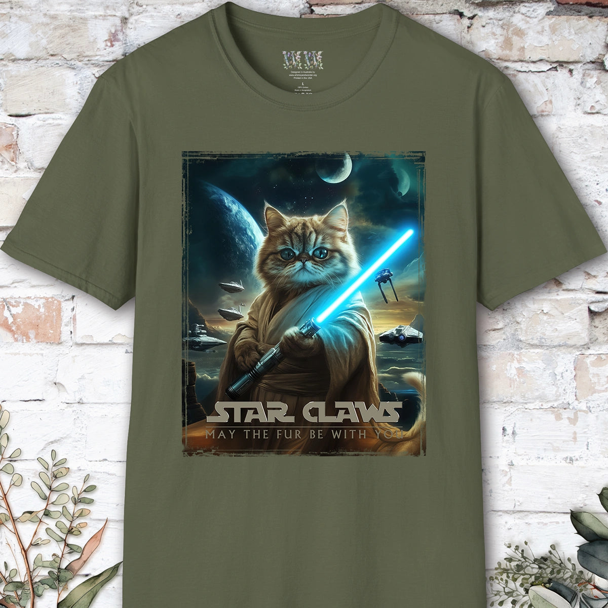 Cat #4 Star Claws Unisex T shirt