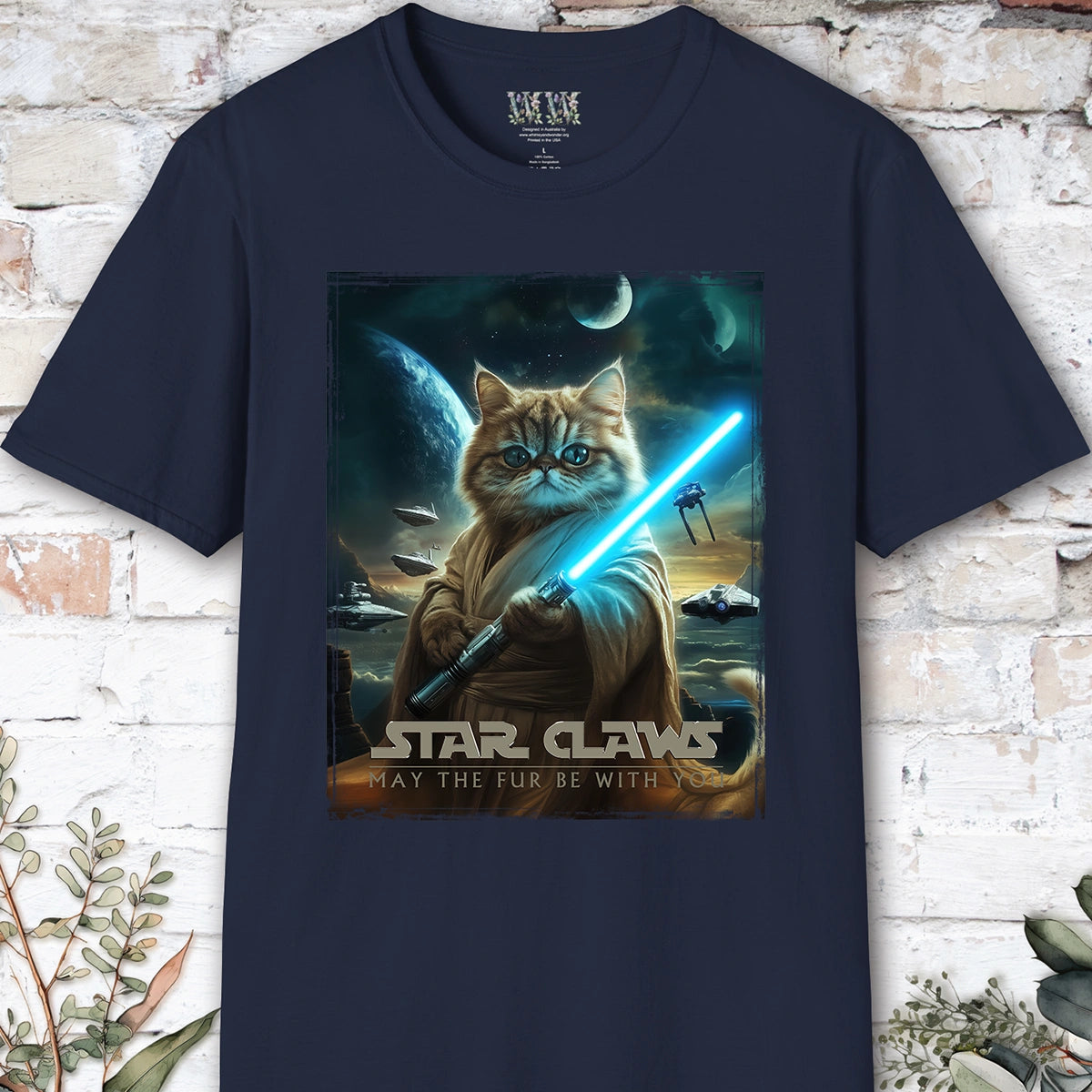 Cat #4 Star Claws Unisex T shirt