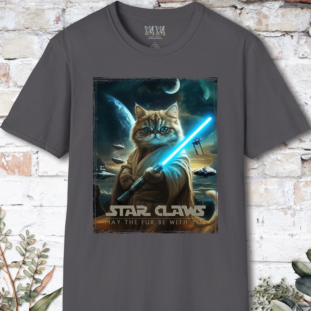 Cat #4 Star Claws Unisex T shirt