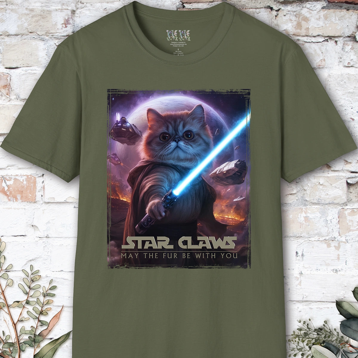 Cat #5 Star Claws Unisex T shirt