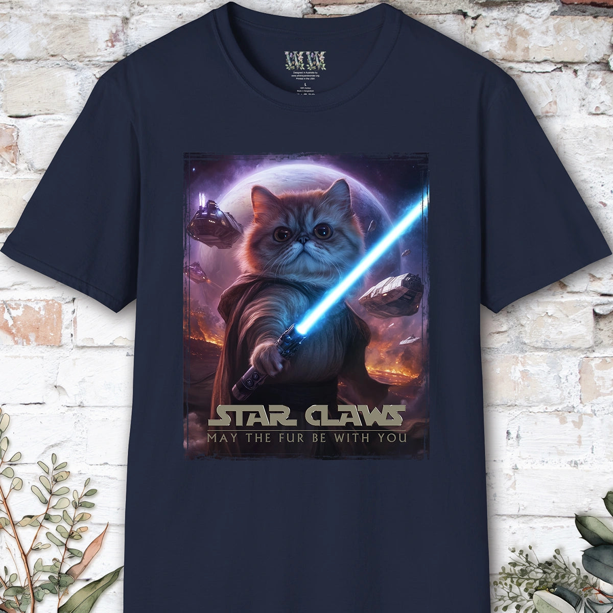 Cat #5 Star Claws Unisex T shirt