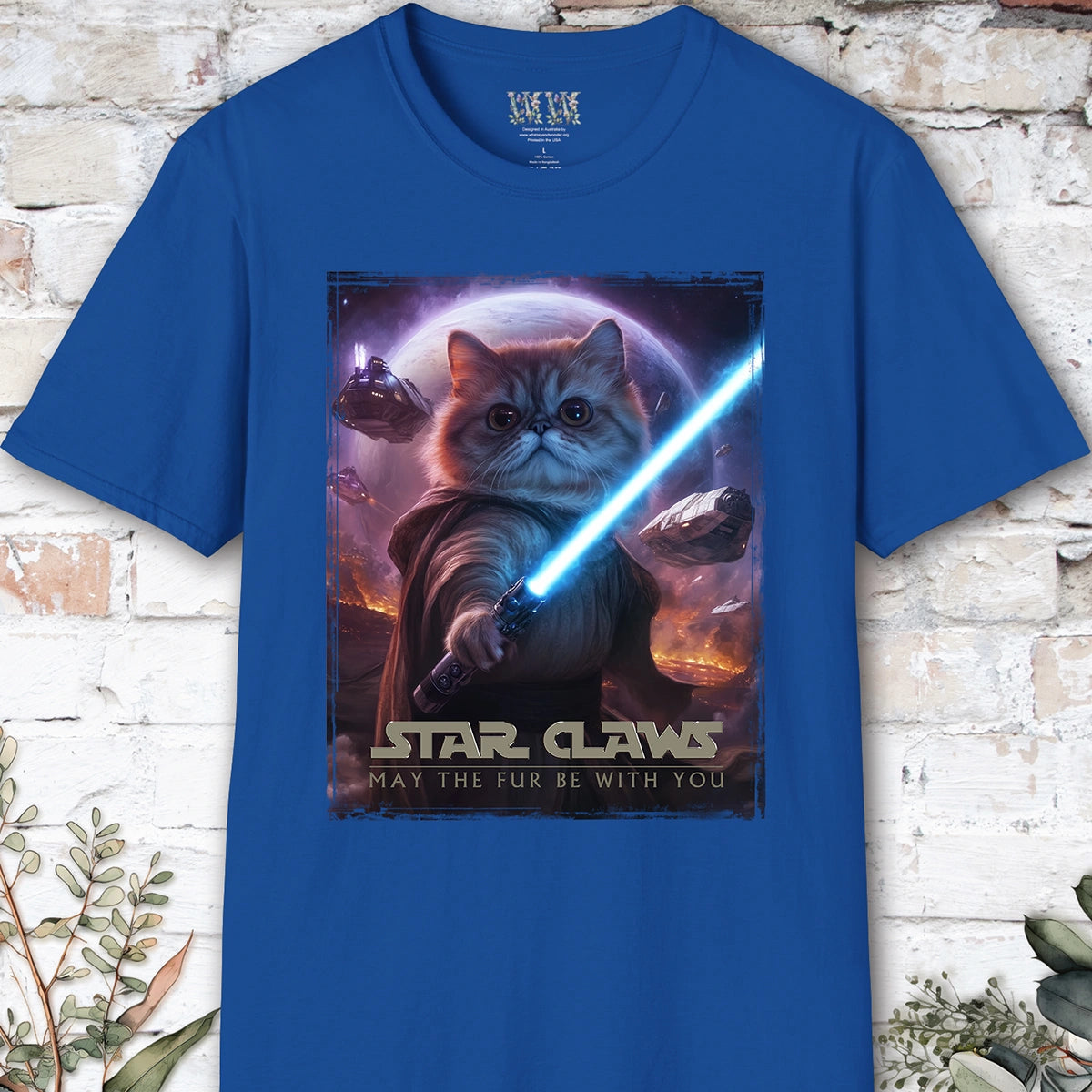 Cat #5 Star Claws Unisex T shirt