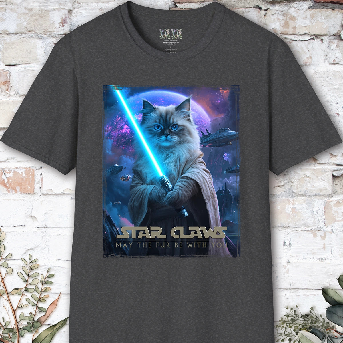 Cat #6 Star Claws Unisex T shirt