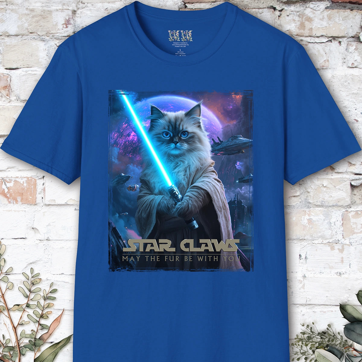 Cat #6 Star Claws Unisex T shirt