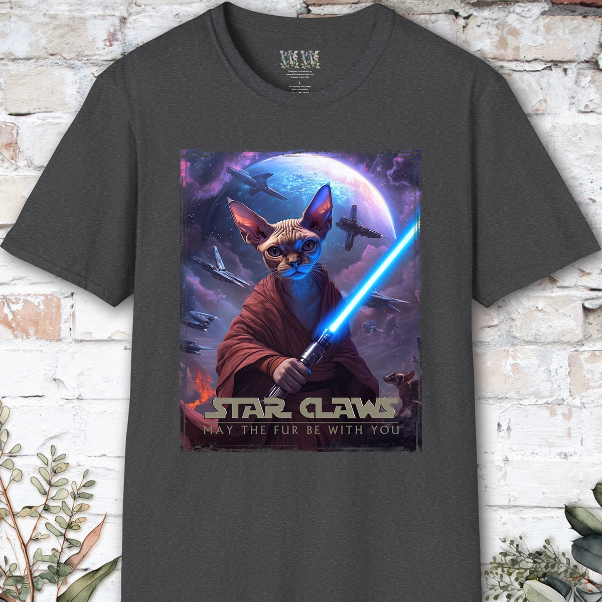 Cat #7 Star Claws Unisex T shirt