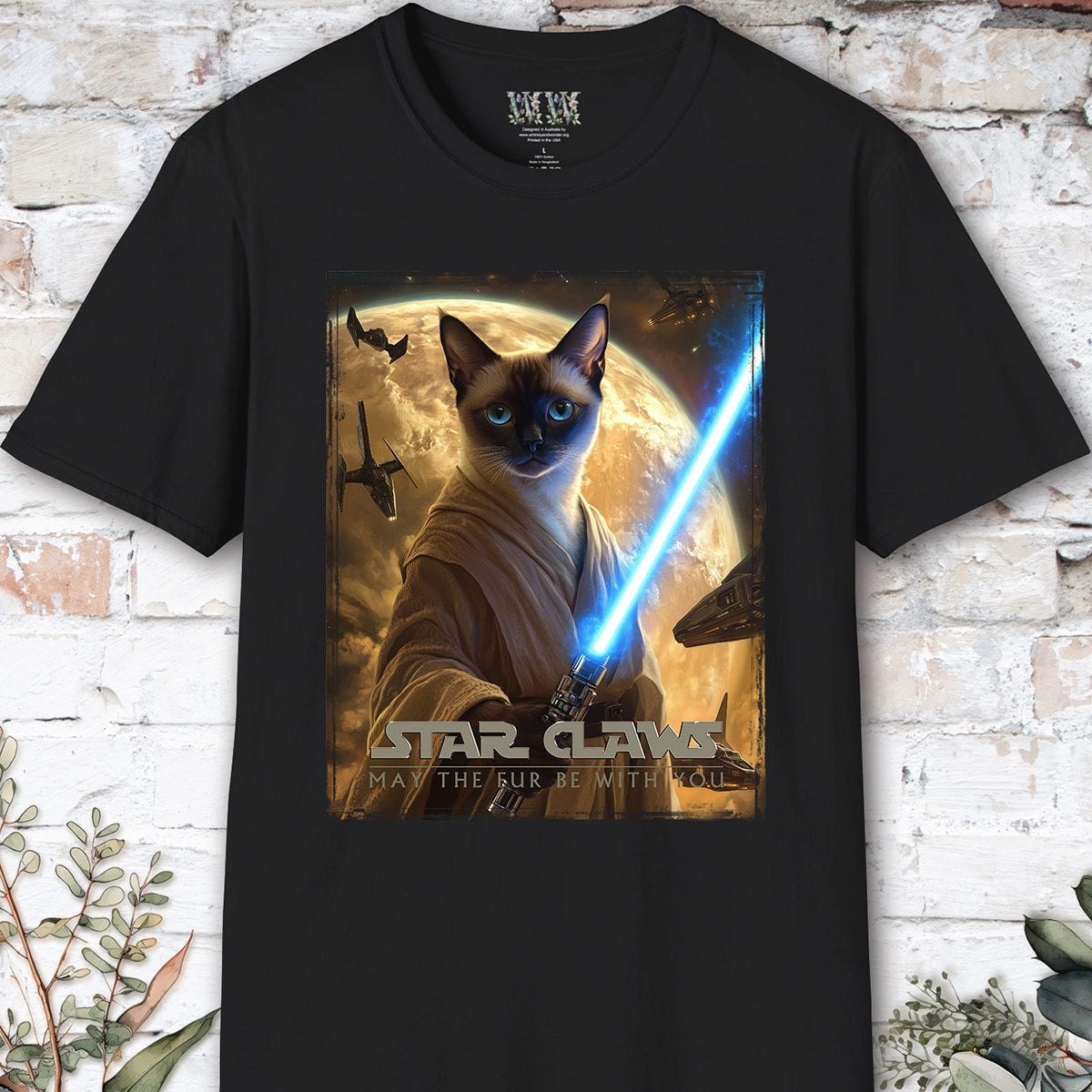 Cat #8 Star Claws Unisex T shirt
