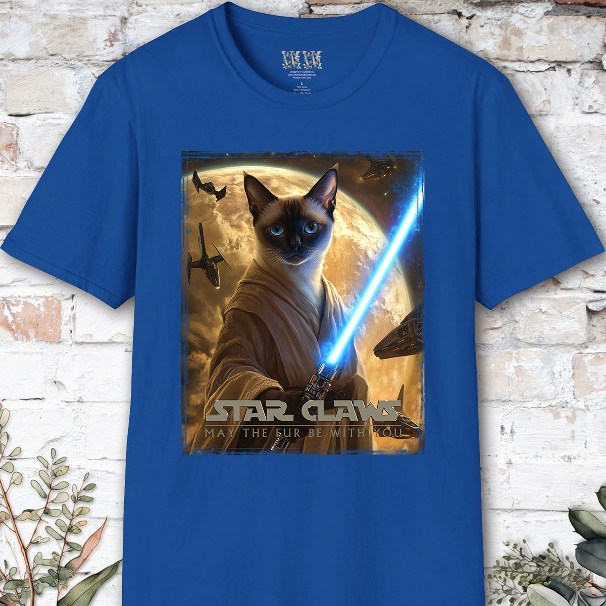 Cat #8 Star Claws Unisex T shirt