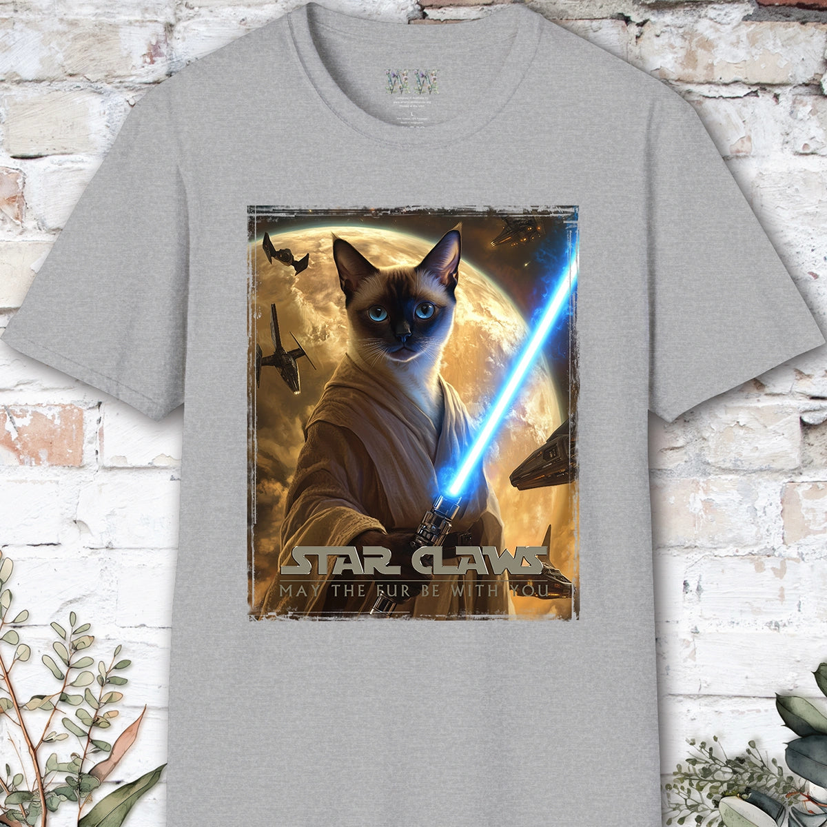 Cat #8 Star Claws Unisex T shirt