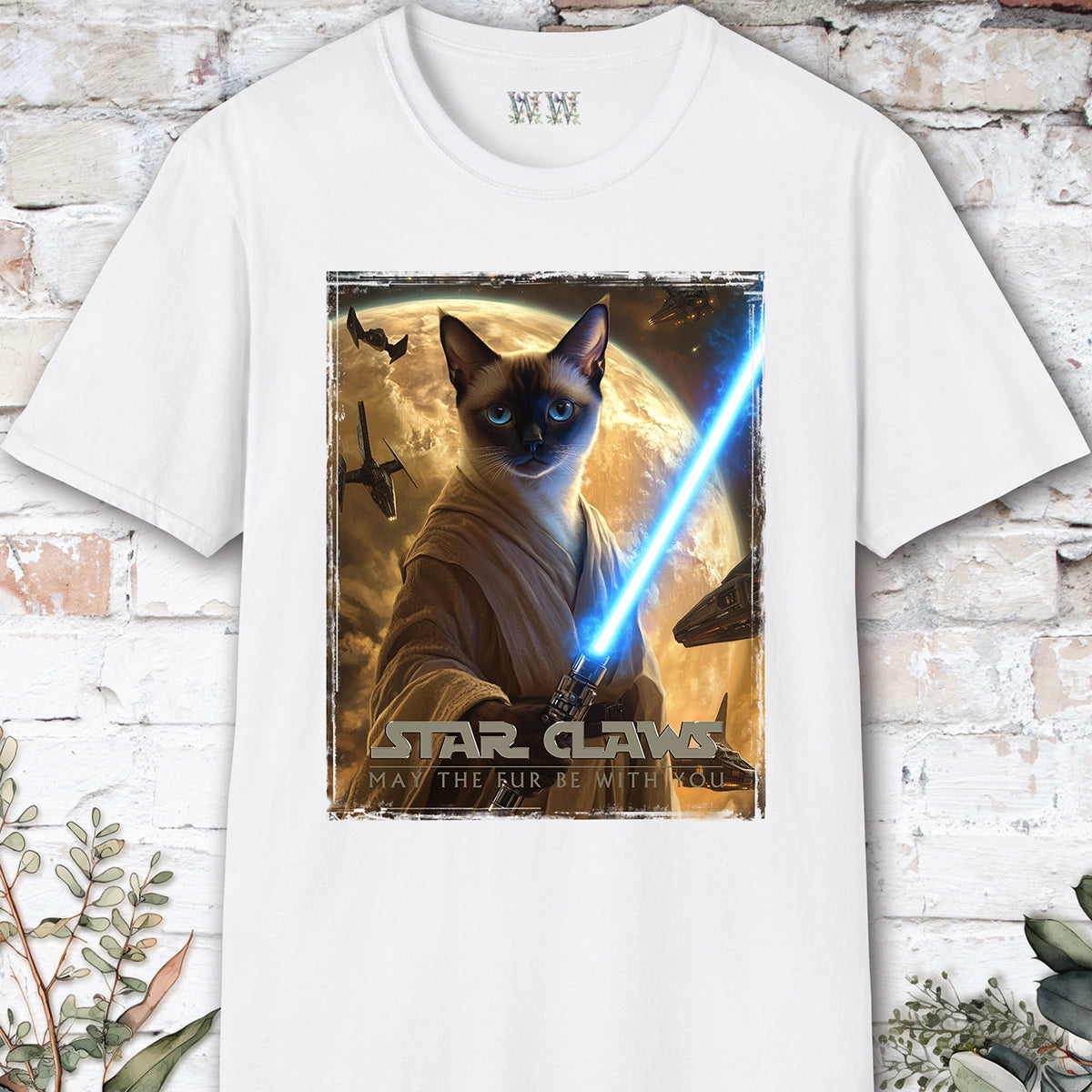 Cat #8 Star Claws Unisex T shirt