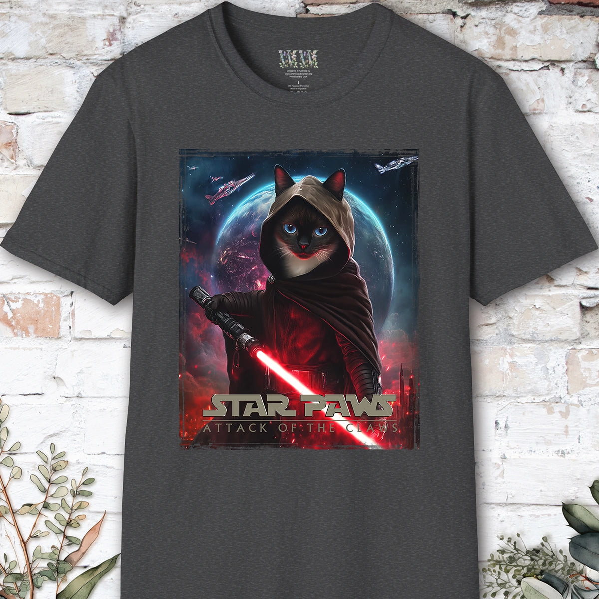Cat #9 Star Paws Unisex T shirt