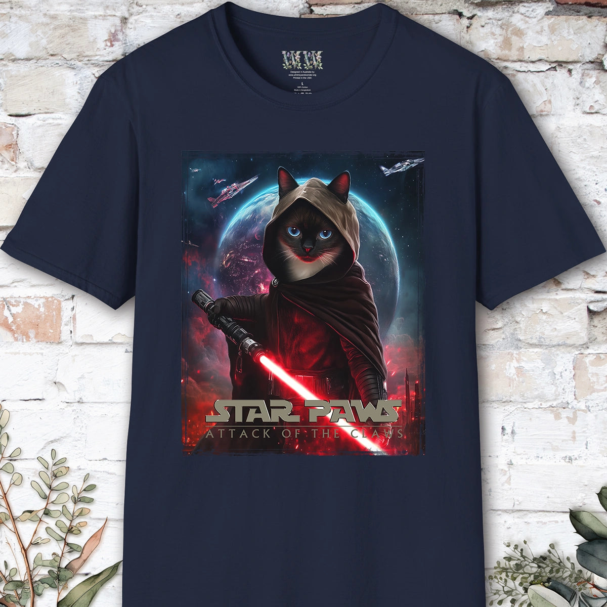 Cat #9 Star Paws Unisex T shirt