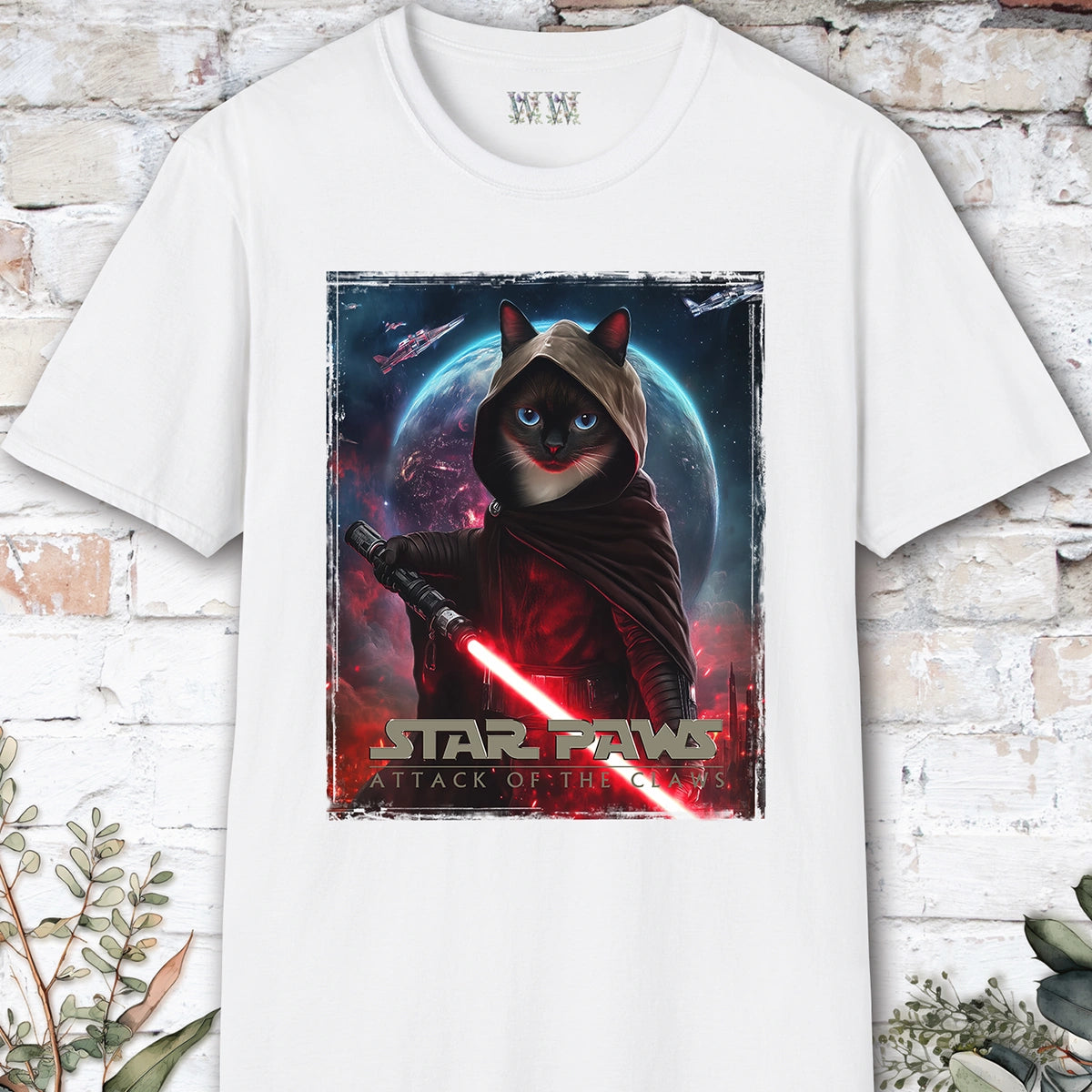 Cat #9 Star Paws Unisex T shirt