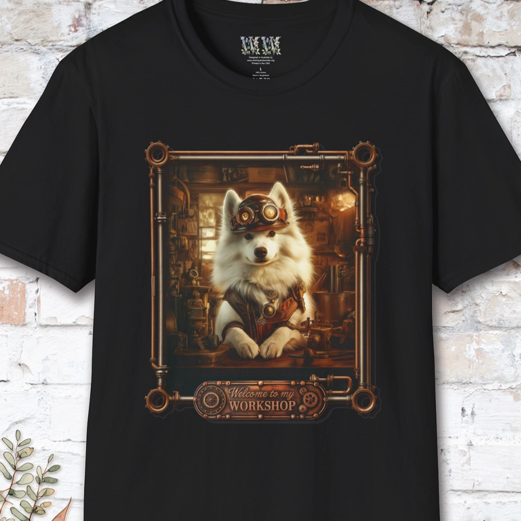 Steampunk Samoyed Unisex T shirt