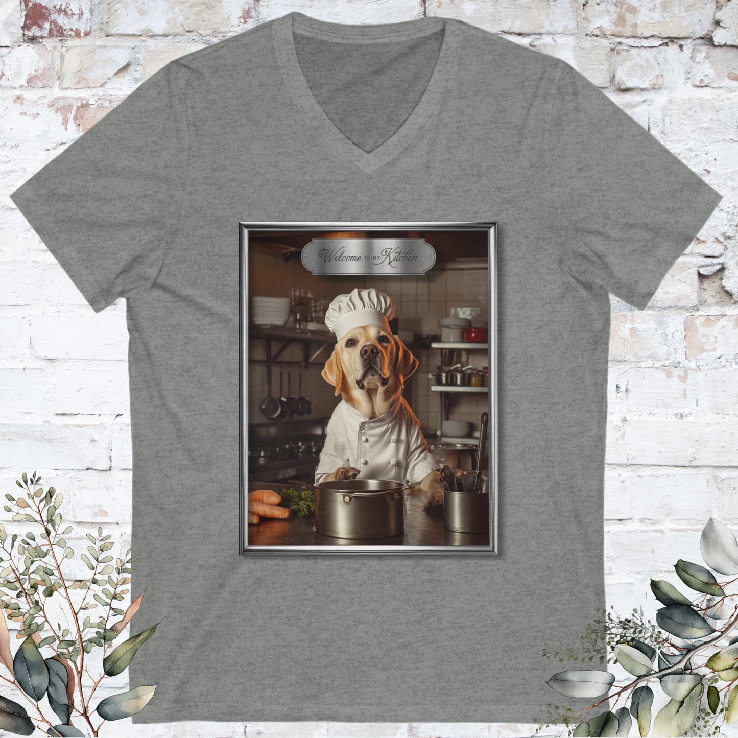 V NECK TEE - ANY OF OUR DESIGNS