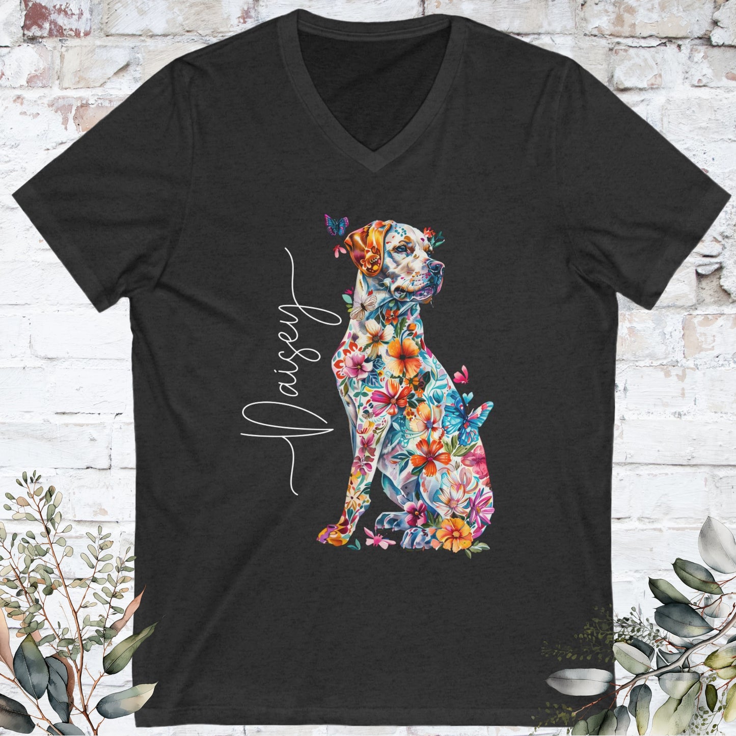 V NECK TEE - ANY OF OUR DESIGNS