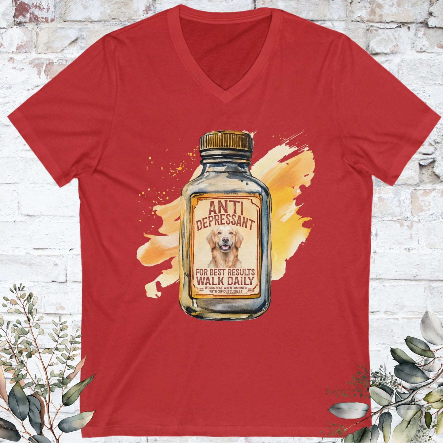 V NECK TEE - ANY OF OUR DESIGNS