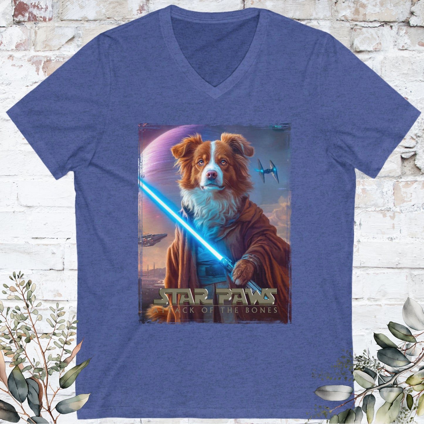V NECK TEE - ANY OF OUR DESIGNS