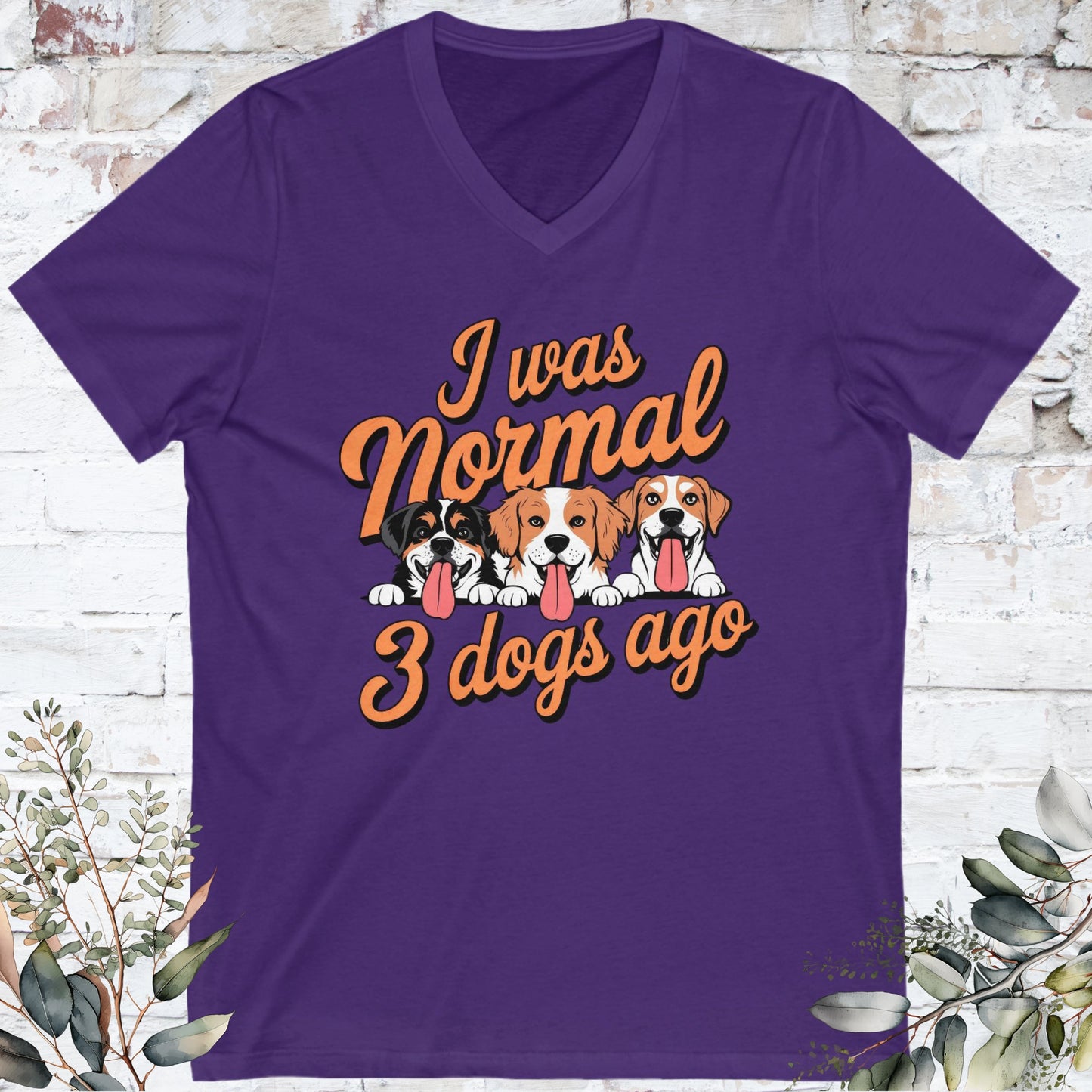 V NECK TEE - ANY OF OUR DESIGNS