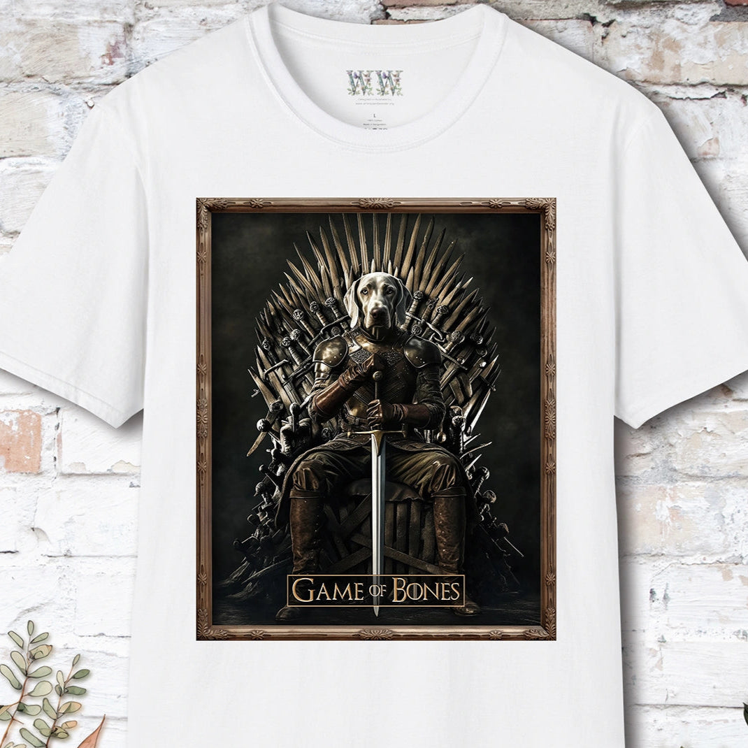 Weimaraner, Game of Bones, Unisex T shirt