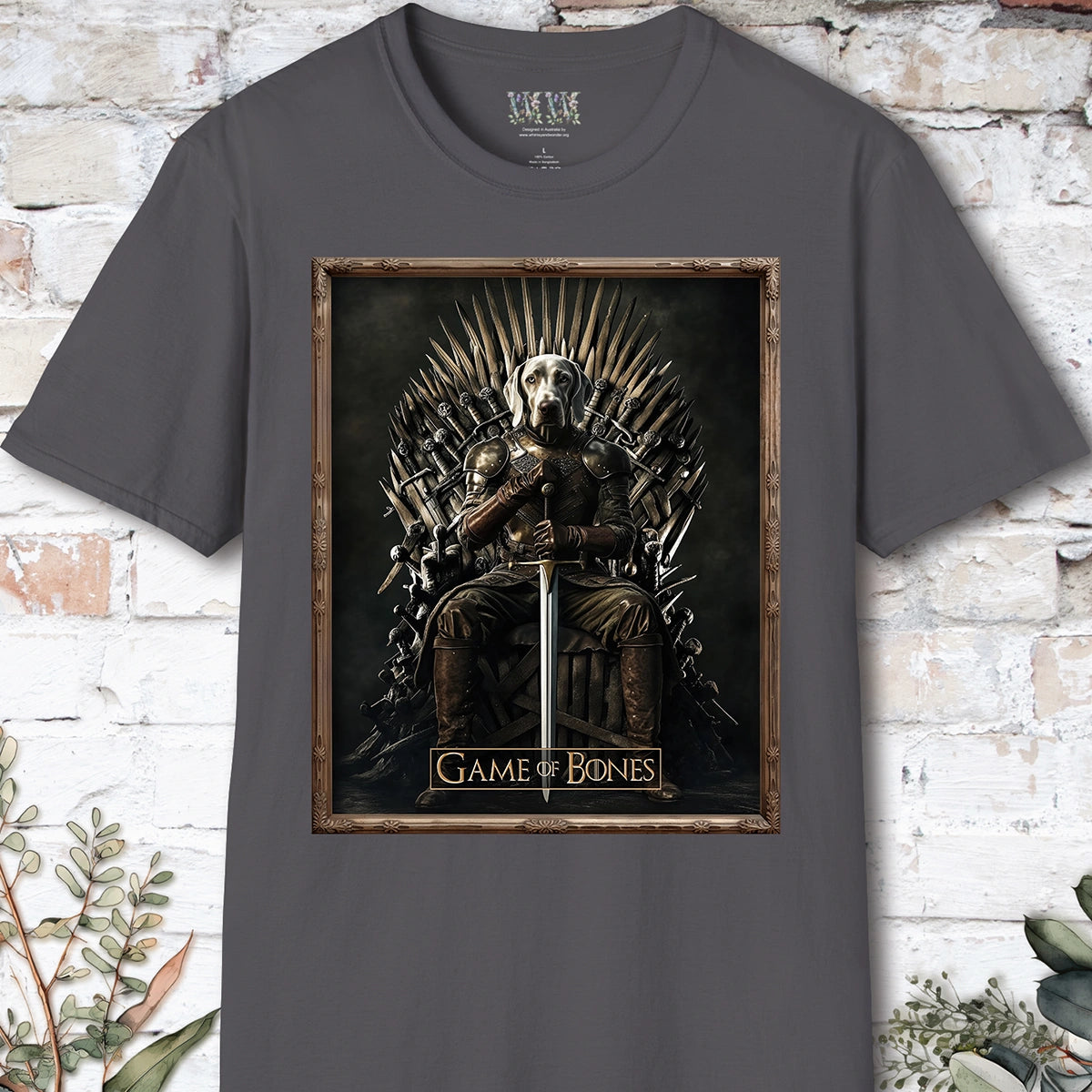 Weimaraner, Game of Bones, Unisex T shirt