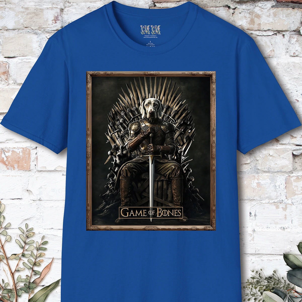 Weimaraner, Game of Bones, Unisex T shirt