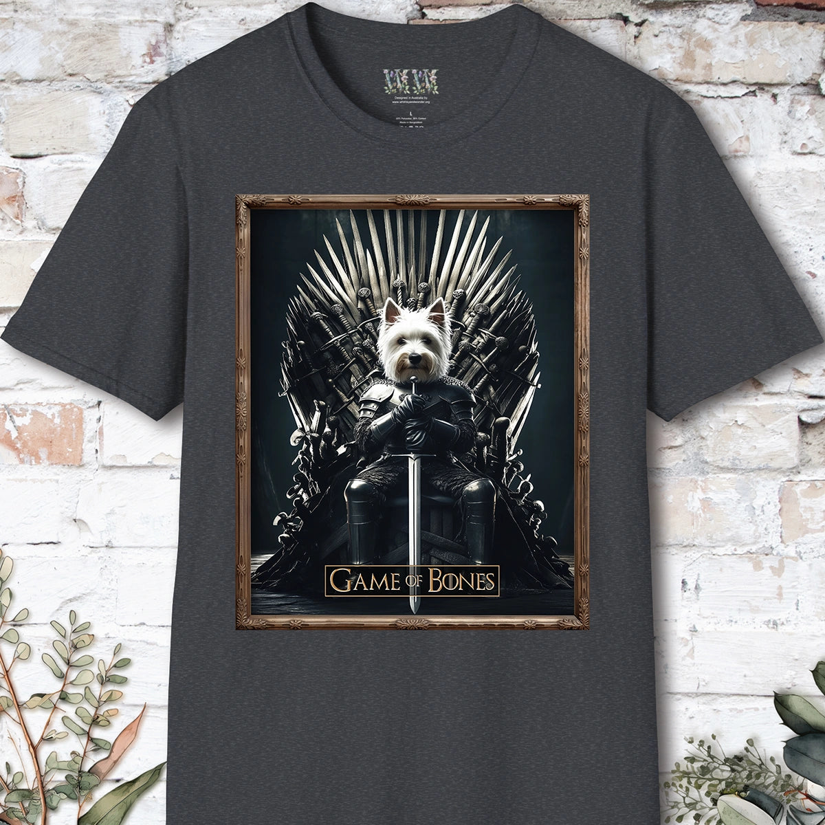 West Highland Terrier, Game of Bones, Unisex T shirt