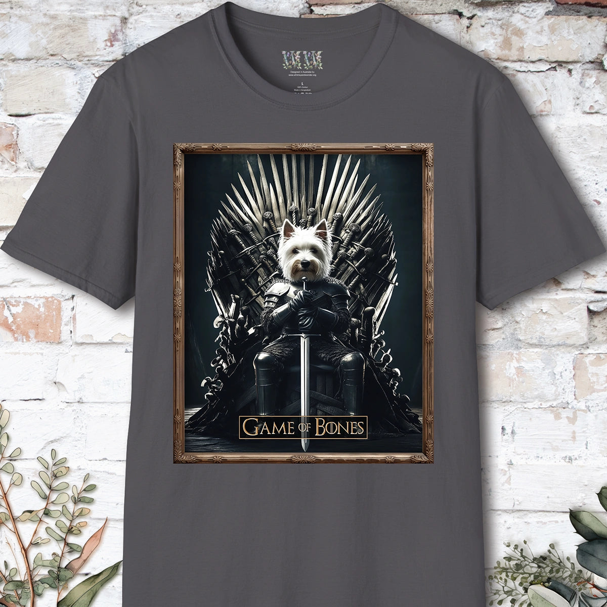 West Highland Terrier, Game of Bones, Unisex T shirt