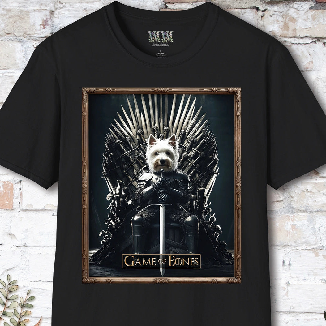 West Highland Terrier, Game of Bones, Unisex T shirt