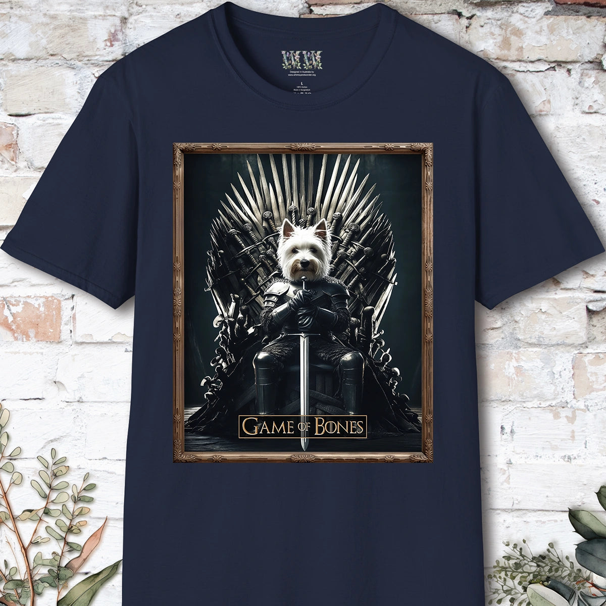 West Highland Terrier, Game of Bones, Unisex T shirt