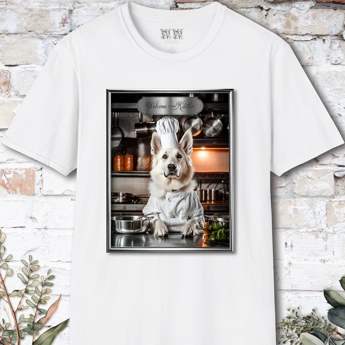 German Shepherd #3 Chef Unisex T shirt