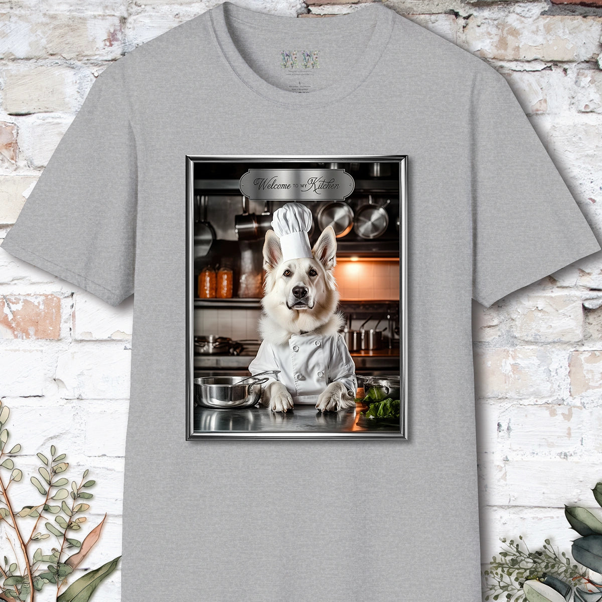 German Shepherd #3 Chef Unisex T shirt